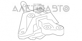 Подушка двигуна ліва Chevrolet Cruze 11-15 1.8 МКПП