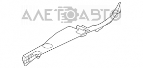 Уплотнитель крыла капот-крыло правый Chevrolet Cruze 11-15