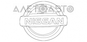 Эмблема двери багажника Nissan Versa Note 13-19