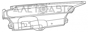 Обшивка кришки багажника Dodge Charger 15-20 рест