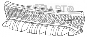 Решетка радиатора grill Dodge Charger 15-20 рест R/T, SRT