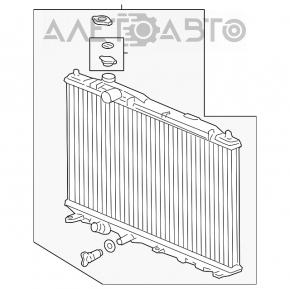 Радиатор охлаждения вода Acura ILX 13-15