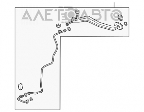 Трубка кондиціонера пічка-Конденсер Acura TLX 15-