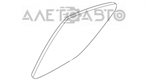 Скло двері трикутник зад лев Infiniti Q50 14- Automotive