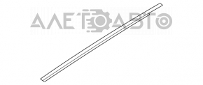 Молдинг двері-скло центральний передній правий Infiniti Q50 14- хром