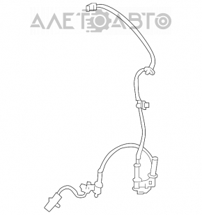 Датчик ABS передній правий Kia Forte 4d 14-18
