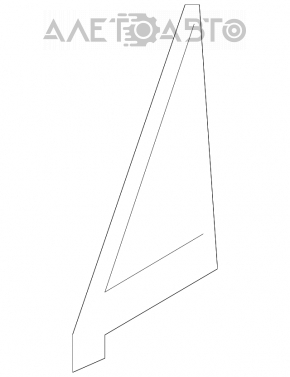 Трикутник заглушка двері перед прав Mini Cooper F56 3d 14-