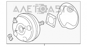 Вакуумный усилитель Subaru Impreza 17- GK под eyesight