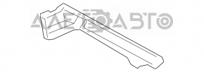 Крепление заднего бампера правое Acura ILX 13-18