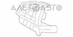 Кнопки управления на руле левые Honda Accord 18-22 меню, тип 2