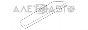 Накладка порога задня права зовнішні Hyundai Elantra UD 11-16 чорна