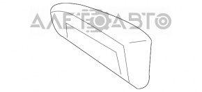 Заглушка зовнішньої ручки передня права Mazda 3 14-18 BM