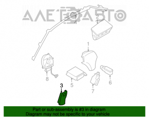 Подушка безпеки airbag сидіння лев Mazda3 03-08 HB
