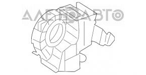 Корпус голий вентилятор, права частина Mazda3 03-08