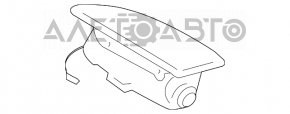 Подушка безпеки airbag пасажирська в торпеді Toyota Highlander 01-07 з накладкою, сіра, подряпини