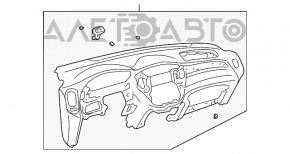 Торпедо передня панель без AIRBAG Toyota Highlander 01-07
