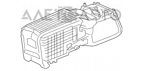 Консоль центральная Honda CRV 12-14 черн