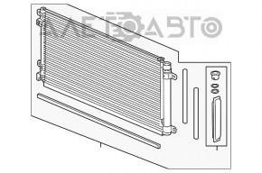 Радиатор кондиционера конденсер Honda Civic X FC 16-21 1.5T