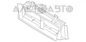Воздуховод радиатора нижний Ford Focus mk3 15-18 1.0T рест