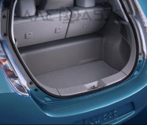 Килим багажника Nissan Leaf 13-17 сірий новий OEM оригінал