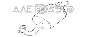 Глушитель задняя часть, бочка ліва Nissan Altima 19- 2.5 awd