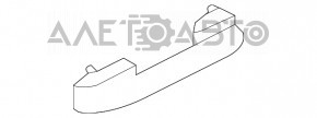 Ручка стелі зад лев Hyundai Elantra AD 17-20 сіра