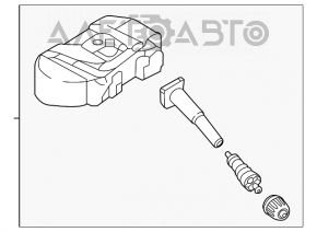 Датчик давления колеса Hyundai Elantra AD 17-20 новый OEM оригинал
