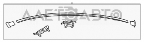 Накладка даху ліва Hyundai Elantra AD 17-20