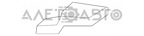 Ущільнювач решітки двірників прав Hyundai Elantra AD 17-20