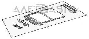 Стекло панорамы Lexus RX350 RX450h 16-17