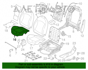 Сидіння водія Mini Cooper Clubman R55 07-14 без airbag
