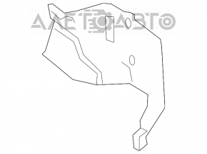 Обшивка арки права Nissan Sentra 13-19 черн