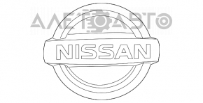 Емблема решітки радіатора grill Nissan Versa 12-19 usa