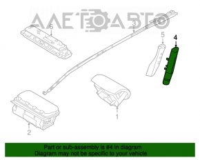 Подушка безпеки airbag сидіння прав Ford Explorer 11-15