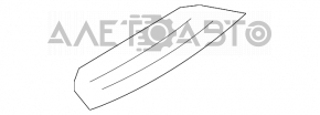 Накладка порога зад прав зовн Hyundai Veloster 12-17