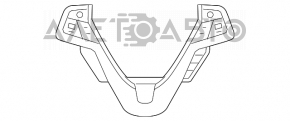 Кнопки управления на руле Hyundai Veloster 12-17