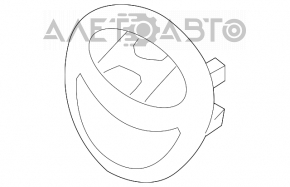 Емблема-ручка дверей багажника Hyundai Veloster 12-14 без камери, злам кнопка
