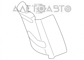 Накладка центральної стійки верхня ремінь права Mini Cooper F56 3d 14- сер
