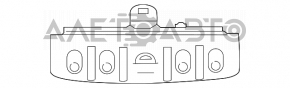 Блок переключателей на центральной консоли Mini Cooper F56 3d 14-