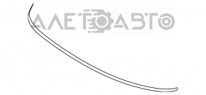 Молдинг капота задній Mini Cooper F56 3d 14- хром