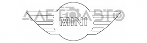 Емблема капота Mini Cooper F56 3d 14-