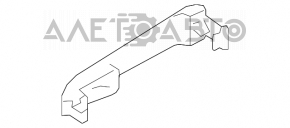 Ручка двери внешняя передняя правая Subaru Impreza 17- GK keyless