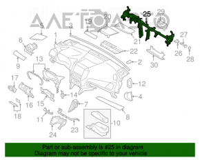 Труба подторпедная усиление Subaru Impreza 17- GK