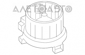 Мотор вентилятор пічки Subaru Impreza 17-GK