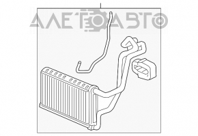 Радиатор отопителя печки Acura ILX 13-