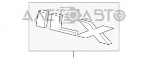 Емблема напис ILX кришки багажника Acura ILX 13-