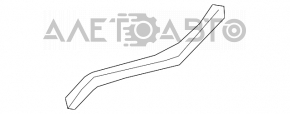 Уплотнитель решетки дворников левый Acura ILX 13-