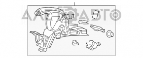 Рычаг стояночного тормоза Acura ILX 13-15 дорест, царапины