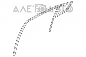 Уплотнитель стекла задний правый Kia Forte 4d 14-18