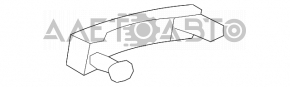 Ручка двери внешняя передняя правая Chevrolet Equinox 10-17 хром